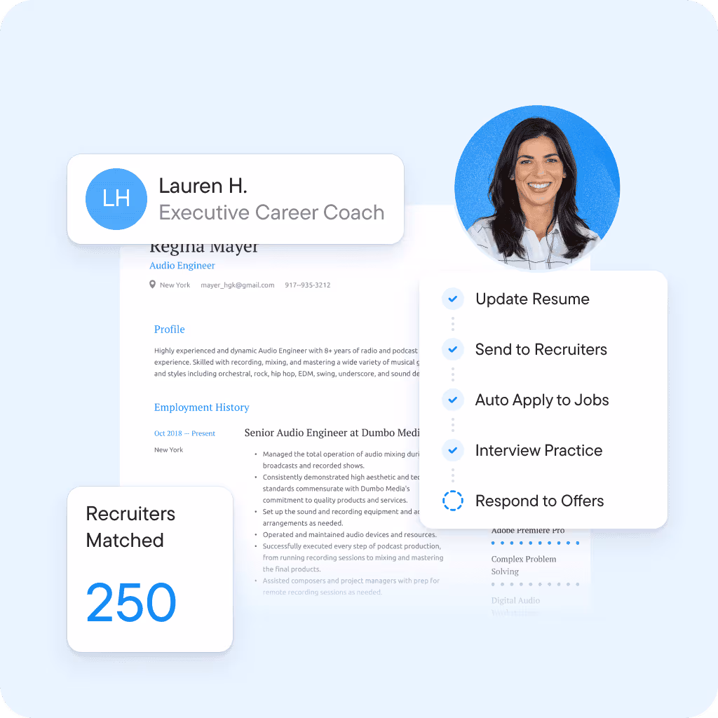 Resume builder preview